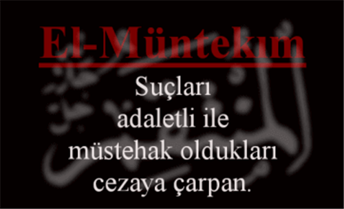 EL-MUNTEKIM İsminin Anlamı ve Zikretmenin Faydası