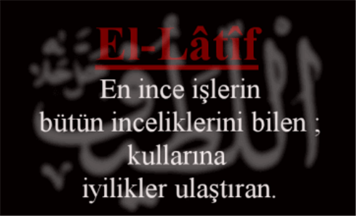 EL-LATÎF İsmini Zikretmenin Faydası
