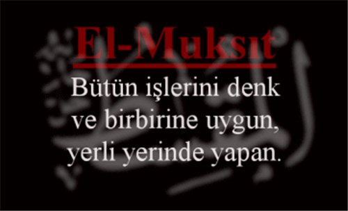 EL-MUKSİT İsminin Anlamı ve Zikretmenin Faydası